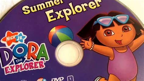 Dora The Explorer Summer Explorer Video Nick Jr Cartoon Dvd Movie