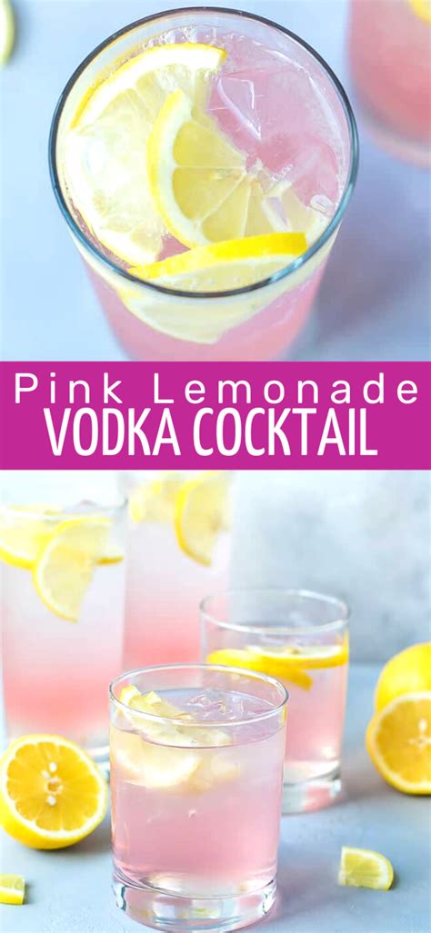 Pink Lemonade Vodka Cocktail Artofit