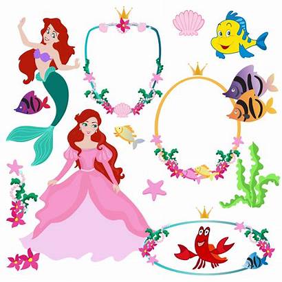 Clipart Ariel Mermaid Clip Princess Silhouette Cliparts