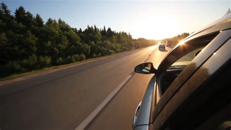 Speeding Car Stock Footage Video Shutterstock