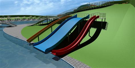 Outdoor Water Park Free For First 15 Downloaders Cgtrader