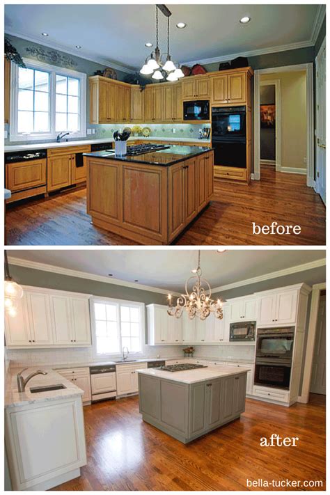 Painting Wood Kitchen Cabinets White Before And After Besto Blog
