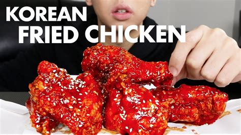 Korean Spicy Fried Chicken Mukbang Eating Show Storytime Crispy Chicken Mukbang Korean Food
