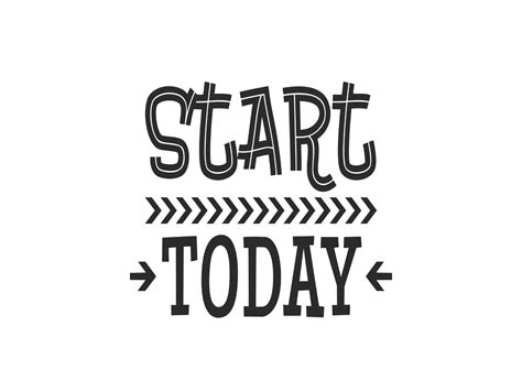 Start Today Graphic By Designscape Arts · Creative Fabrica