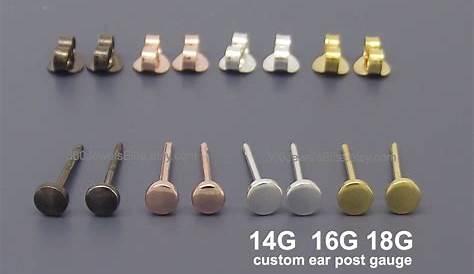 what is the standard earring gauge