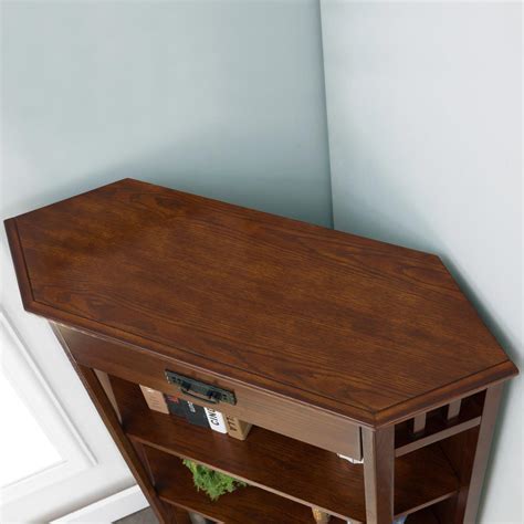 Corner Bookcase Mission Oak ǀ Furniture ǀ Todays Design House