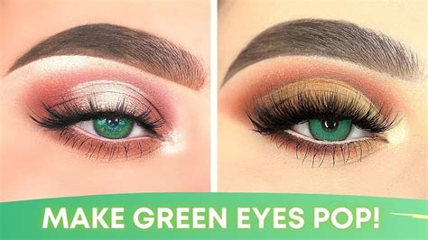 Makeup For Green Eyes Before And After