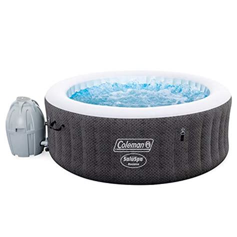 Buy C O Coleman Saluspa 71 X 26 Havana Airjet Outdoor Inflatable 4 Person Hot Tub With Remote