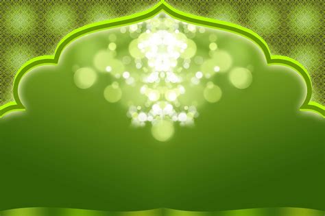 Light Green Islamic Background Dakwah Islami