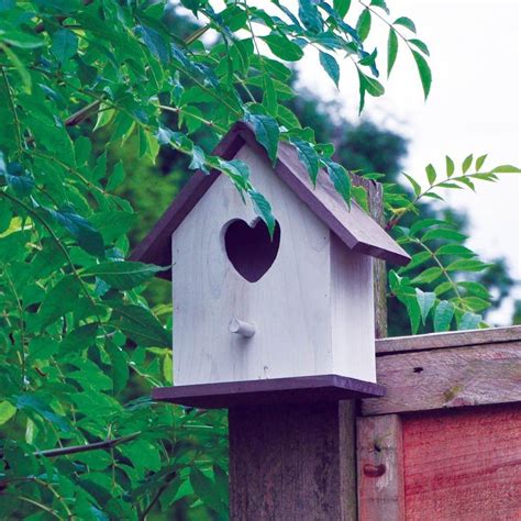 2 X WOODEN NESTING NEST BOX BIRD HOUSE SMALL BIRDS BLUE TIT ROBIN