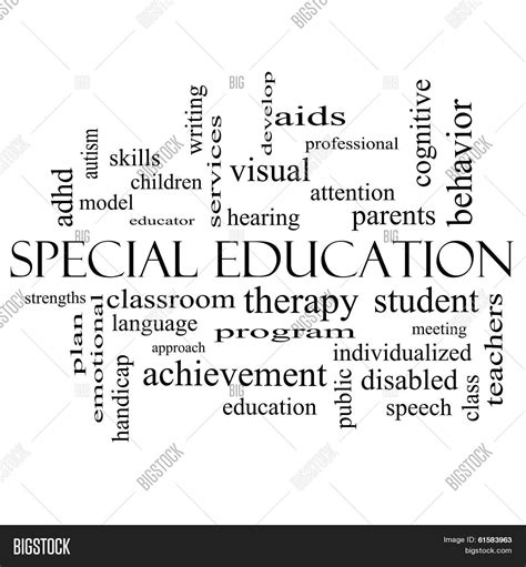 Special Education Word Image And Photo Free Trial Bigstock