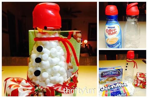 Making A Coffee Mate Container Snowman My Frugal Christmas