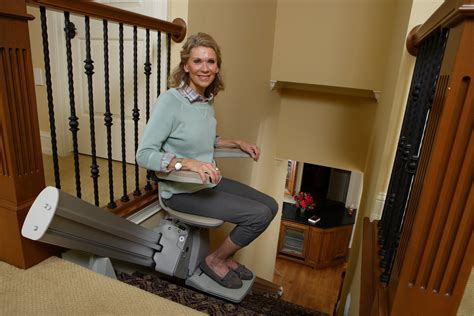 This means that the chair actually stops above the top step, so you completely avoid the stairs and walk out directly onto the upper landing of the staircase. Access Mobility Products La Crosse Wisconsin Stairlifts ...