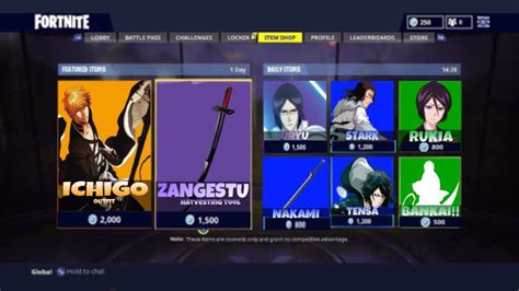 I Would Love Bleach Skins To Be In The Game Fortnite Battle Royale