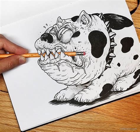 Funny Drawing Idea Dog By Alexsolis 5