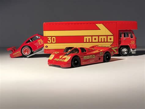 Team Transport Momo Porsche 962 And 956 Rhotwheels