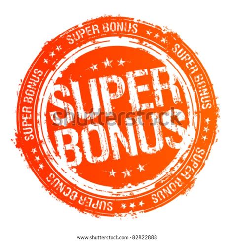 Super Bonus Vector Rubber Stamp Stock Vector Royalty Free 82822888