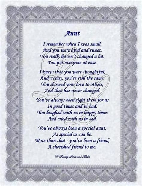 Special Aunt Poems Quotes Quotesgram Niece Quotes Aunt Quotes
