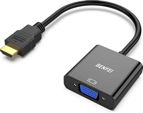 HDMI To VGA Benfei Gold Plated HDMI To VGA Adapter Male To Female