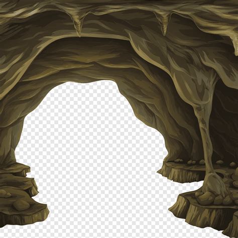 коричневая пещера пещера евклидова иллюстрация пещера с днем