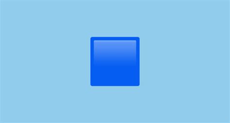 🟦 Blue Square Emoji On Apple Ios 164