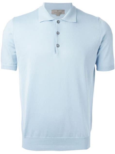 Immediately, golfers from around the united states and the world started wearing the polo shirt as a part of their golf attire and country clubs began placing it on the approved list of appropriate. Canali Knitted Polo Shirt in Blue for Men - Lyst