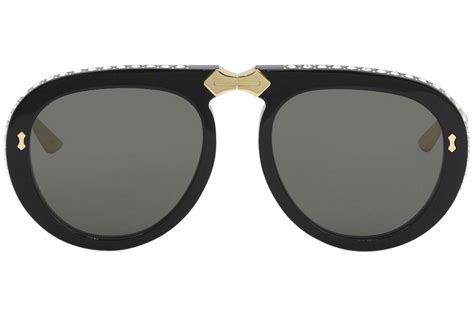 Gucci Women S Gg0307s Gg 0307 S Fashion Pilot Folding Sunglasses