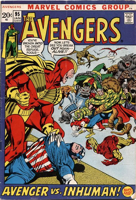 Lot Detail 1971 The Avengers 92 95 Marvel Comics