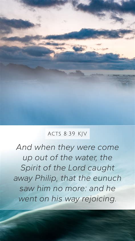 Acts 839 Kjv Mobile Phone Wallpaper And When They Were Come Up Out