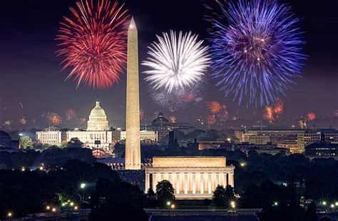 The Us Capitol Celebration 4th Of July Fireworks Fireworks