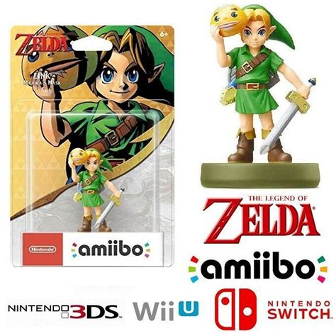 Link Majoras Mask Amiibo The Legend Of Zelda Character Figure 3ds Wii U