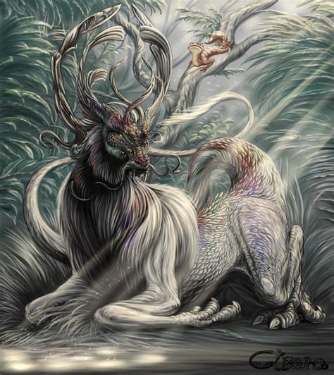 Kirin By Cibana On Deviantart Мифические существа Волшебные существа