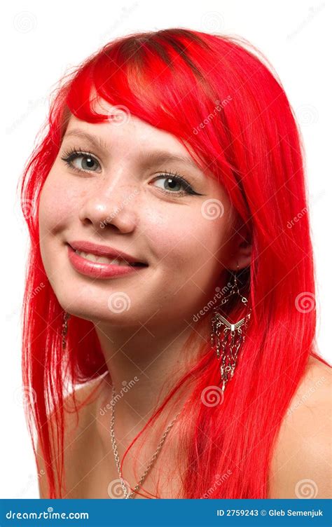 piękne rude uśmiecha się zdjęcia stock obraz 2759243