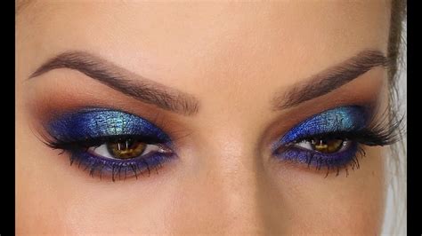 prom makeup with blue eyeshadow saubhaya makeup