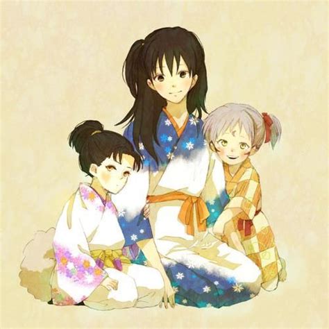 Unlike many other yōkai , he had no interest in possessing even a single shard of the shikon no tama to enhance his powers and. Rin with sesshomaru's kids | Anime, Inuyasha, Desenhos