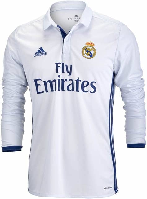 Have been dramatic where the modern kits have been made lighter and durable. Long Sleeve Real Madrid Jersey - 2016/17 Real Madrid Home ...