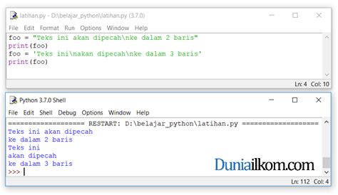 Tutorial Belajar Python Part Tipe Data String Dalam Bahasa Python Hot