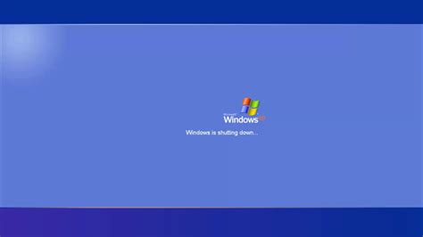 Windows Xp Shutdown Second Remake Youtube