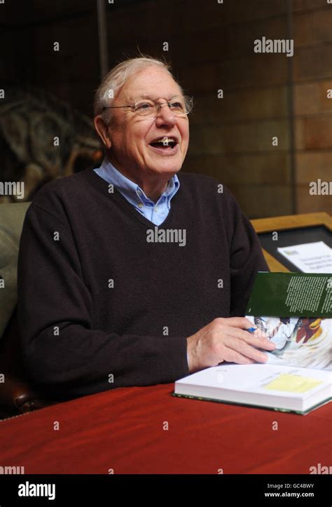 Sir David Attenborough Meets Fans And Signs Copies Of His New Book