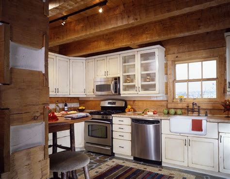 Kitchen Cabin Kitchen Design Modest On Regarding Small Designs Warm