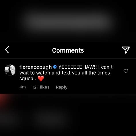 Hailee Steinfeld News On Twitter 📲 Florence Pugh Left A Comment On Hailees Post On