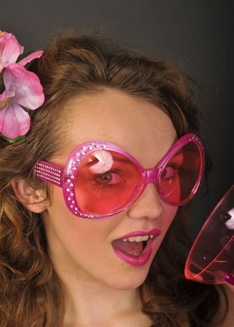 pink glam 70 s disco diva glasses great idea for saturday night pink glam stylish women