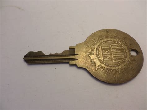 Vintage Quality Inn Hotel Key Brass 183 Hole To Hang