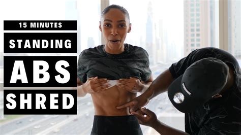 no jumping no equipment standing abs and core workout 🔥 youtube