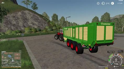 Fs19 Krone Zx560gd Trailer V08 Farming Simulator 19 Mods
