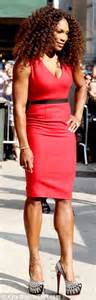Serena Williams Makes A Racquet In Slinky Red Dress And 4000 Crystal Embellished Heels Daily