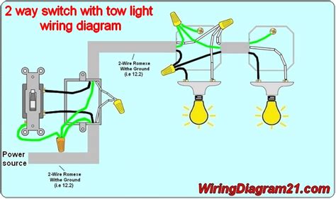 2 Way Light Switch Wiring Diagram House Electrical Wiring Diagram