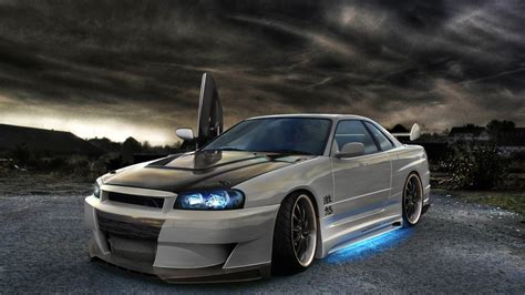 Nissan skyline gtr r34.you will definitely choose from a huge number of pictures that option that will suit you exactly! 73+ Skyline R34 Wallpaper on WallpaperSafari