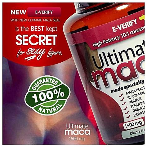 Ultimate Maca Ultimate Maca For Bigger Breast Buttocks And Hips