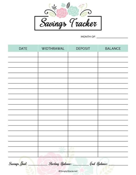 2020 Financial Planner Free Printable Simply Stacie